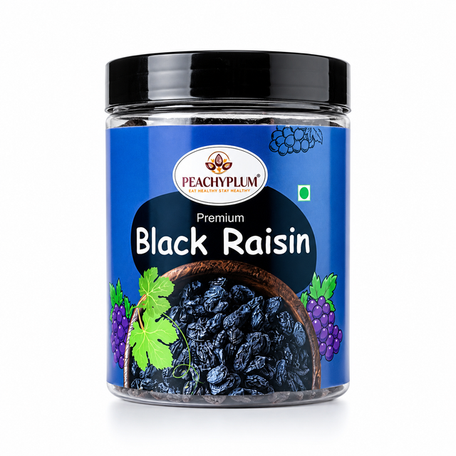 Seedless Black Raisins 250g | Kali Kishmish, Antioxidant & Fibre Rich
