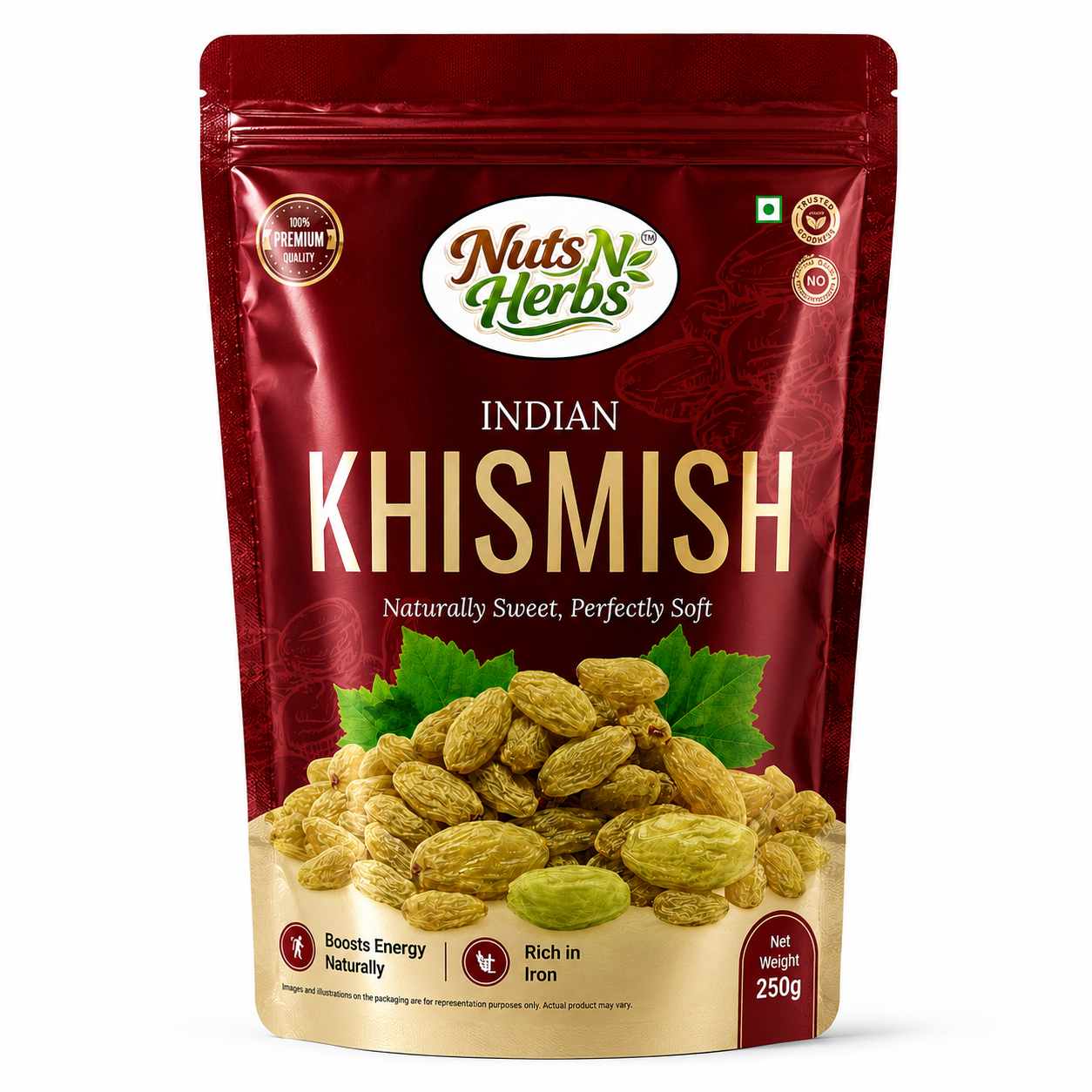 Golden Raisins 250g | Seedless Kishmish