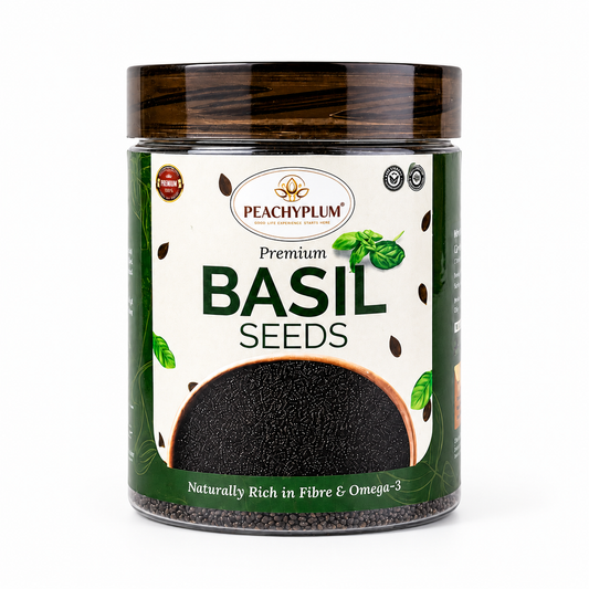 Basil Seeds 300 g I Seeds for Weight Management | Rich in Omega-3 fatty acids, amino acids & fibre (Pack of 1)